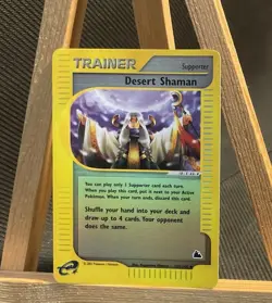 Desert Shaman - 123/144 - Pokemon Skyridge Reverse Holo Rare Card LP+ - Image 1