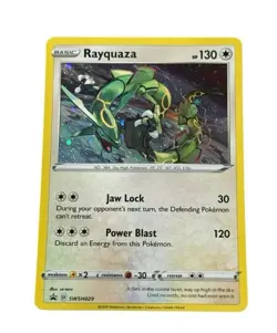Rayquaza SWSH029 SWSH: Sword & Shield Black Star Promo Card Holo - Image 1