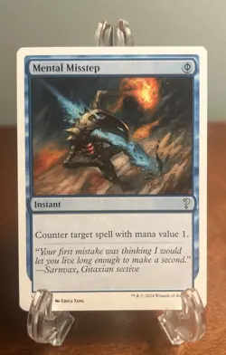 Mental Misstep (White Border) - Near Mint MTG Mystery Booster 2 - Image 1