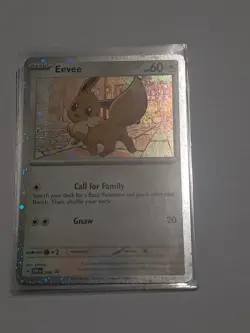 Eevee - SVP 200 Rivals Cosmos Holo Black Star Promo Card LP/NM - Image 1
