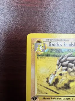 Pokemon TCG Brock's Sandslash Gym Challenge Uncommon Card 36/132 1st Edition LP+ - Image 3