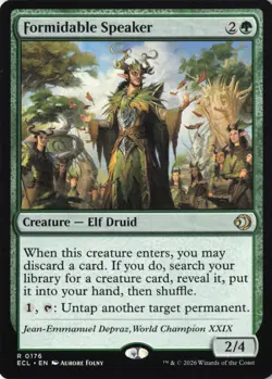 Formidable Speaker - Lorwyn Eclipsed (ECL) Regular NM #176 MTG - Image 1