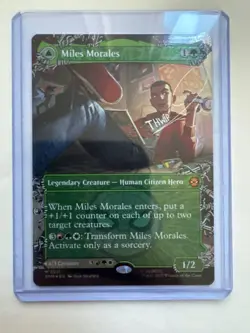 Miles Morales (0211) Borderless [Marvel's Spider-Man] FOIL Near Mint ENG MYTHIC - Image 1