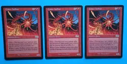 Magic the Gathering MTG Urza's Saga CRATER HELLION X 4 (1 LP/EX & 2 MP) R 1998! - Image 1