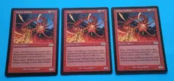 Magic the Gathering MTG Urza's Saga CRATER HELLION X 4 (1 LP/EX & 2 MP) R 1998! - Image 2