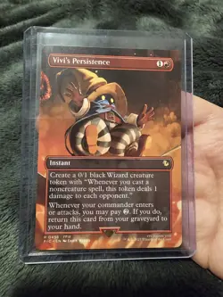 Vivi's Persistence | FIC 0458 Extended Art Rare | MTG Final Fantasy - Image 1