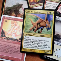 COMMANDER Magic Deck MTG - **Rith the Awakener's Naya ELEMENTALS Tribal Fun** - Image 1