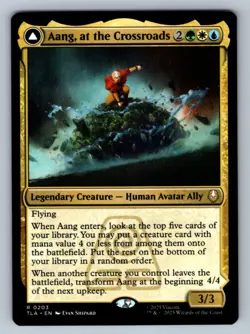 Aang, at the Crossroads R MTG Avatar: The Last Airbender 203 NM - Image 1