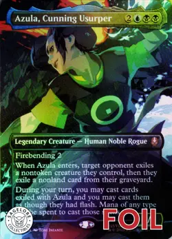 MTG Azula, Cunning Usurper (Borderless) (303) | NM Foil | Avatar {TLA} - Image 1