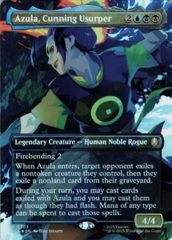 MTG Azula, Cunning Usurper (Borderless) (303) | NM Foil | Avatar {TLA} - Image 2