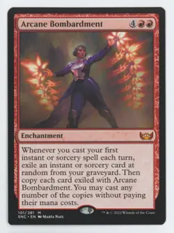 MTG Streets of New Capenna Arcane Bombardment #101 Mythic - Image 1