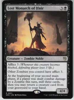 Magic the Gathering TCG Lost Monarch of Ifnir R Commander: Aetherdrift 11 - Image 1