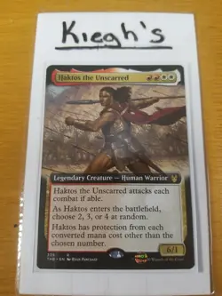 Mtg Haktos The Unscarred *Extended Art* - Image 1
