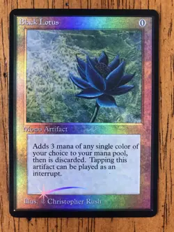 Mtg - Black Lotus - FOIL - Legacy - Beta - Reserved - Restricted - WATCH VIDEO! - Image 1