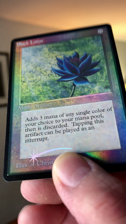Mtg - Black Lotus - FOIL - Legacy - Beta - Reserved - Restricted - WATCH VIDEO! - Image 2