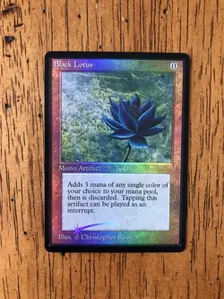 Mtg - Black Lotus - FOIL - Legacy - Beta - Reserved - Restricted - WATCH VIDEO! - Image 3