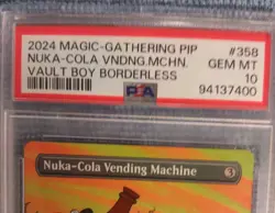 MTG Nuka-Cola Vending Machine Borderless Gem Mint PSA 10 - Image 3