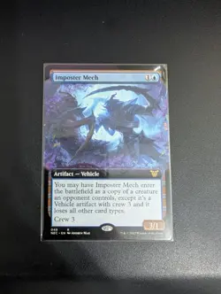 Imposter Mech (Extended Art) Commander: Kamigawa: Neon Dynasty Regular mtg - Image 1