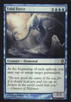 Tidal Force - Commander 2013: #62, Magic: The Gathering Lp C287 - Image 1