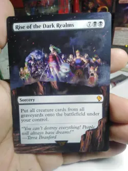 Rise of the Dark Realms 283 MTG Final Fantasy Commander Hand Painted Altered Art - Image 2