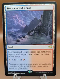 Stormcarved Coast x1 MTG Innistrad Crimson Vow Magic Near Mint NM English - Image 1