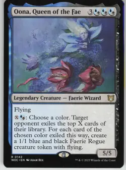 Magic the Gathering TCG Oona, Queen of the Fae R Commander: Zendikar Rising 98 - Image 1