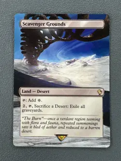 Scavenger Grounds MTG Final Fantasy Commander Hand Painted Extended Altered Art - Image 1