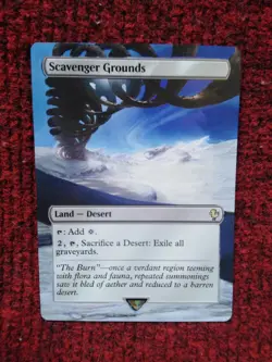 Scavenger Grounds MTG Final Fantasy Commander Hand Painted Extended Altered Art - Image 2