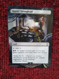 Slayers Stronghold MTG Murders at Karlov Manor Hand Painted Extended Altered Art - Image 2