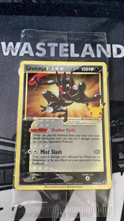 1x Greninja Star SEALED - SWSH144 - SWSH Black Star Promo NM-Mint Pokemon SWSH B - Image 1