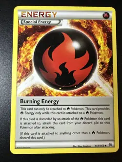 Pokemon Burning Energy Uncommon XY - BREAKthrough 151/162 LP - Image 1