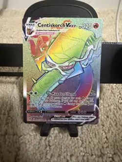 Centiskorch VMAX 191/189 Darkness Ablaze Secret Rare Rainbow Holo Pokemon LP - Image 1