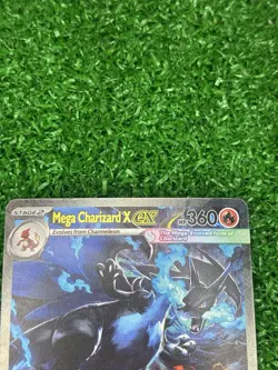 2025 Pokemon Phantasmal Flames Mega Charizard X EX 125/094 Full Art English - Image 2