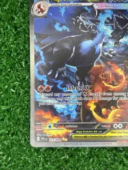 2025 Pokemon Phantasmal Flames Mega Charizard X EX 125/094 Full Art English - Image 4