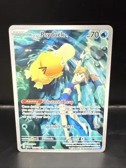 Pokemon TCG Misty's Psyduck Scarlet & Violet 193/182 Destined Rivals NM - Image 3
