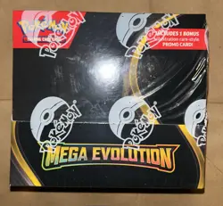 Pokemon TCG ME01 Mega Evolution Enhanced Booster Box Factory Sealed Brand New! - Image 1