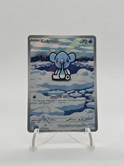 Cubchoo 109/086 Illustration Rare Holo Pokemon Black Bolt - Image 1