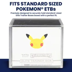 16x TCG Protectors Pokemon Elite Trainer Box 8mm 99.9% UV Acrylic Display Case - Image 3