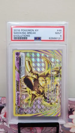 2016 POKEMON XY EVOLUTIONS #46 NIDOKING BREAK - PSA 9 - Image 1