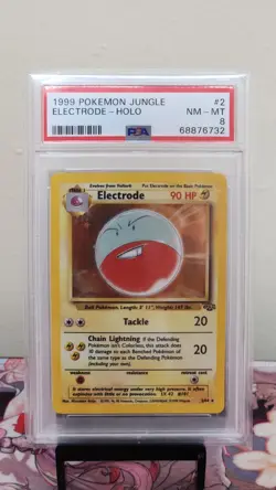 1999 POKEMON JUNGLE #2 ELECTRODE-HOLO - PSA 8 - Image 1
