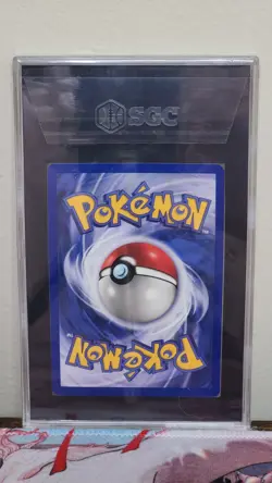 1999 POKEMON FOSSIL - 7/62 - HITMONLEE HOLO - SGC 7 - Image 2