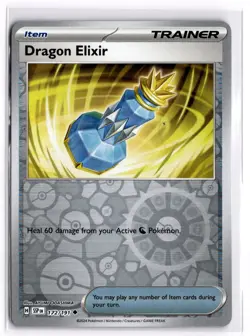 Pokemon TCG Dragon Elixir 172/191 Sv08: Surging Sparks Reverse Holo - Image 1