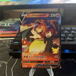 Lance's Charizard V SWSH133 Regular Size, Black Star Promo, Pokemon, NM - Image 1