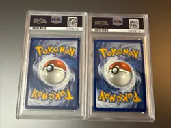 Pokemon TCG 151 UPC Promo Set Mew SVP053 Mewtwo SVP052 PSA 9 - Image 2