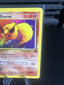 Pokemon TCG 1999 Flareon 19/64 Jungle Unlimited Non-Holo Rare Vintage LP ✨ - Image 3