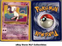 1999 Pokemon, WoTC Promos, #8 Mew, Black Star Promo (b) - Image 1