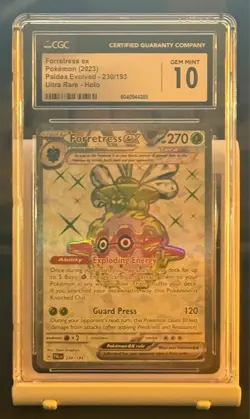 FORRETRESS - 230/193 UR - POKEMON PALDEA EVOLVED - CGC 10 (Graded - PSA - BGS) - Image 1