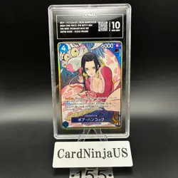 TAG GEM MINT 10 (973) GOLD Boa Hancock ST17-004 PB Storage Box Set One Piece 155 - Image 1