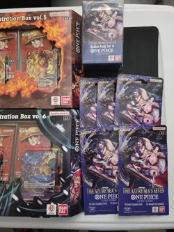 One Piece Illustration Box Vol 5 and Vol 6 Lot IN HAND & Sealed OP14 Lot - Image 3