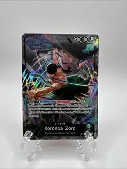 One Piece TCG Roronoa Zoro OP12-020 Leader Alt Art Legacy of the Master English - Image 1